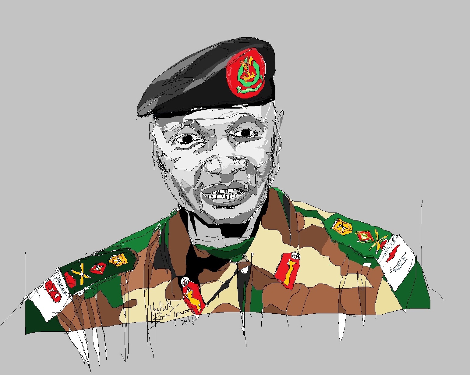 Le Général Ousman Badjie © Malick MBOW
