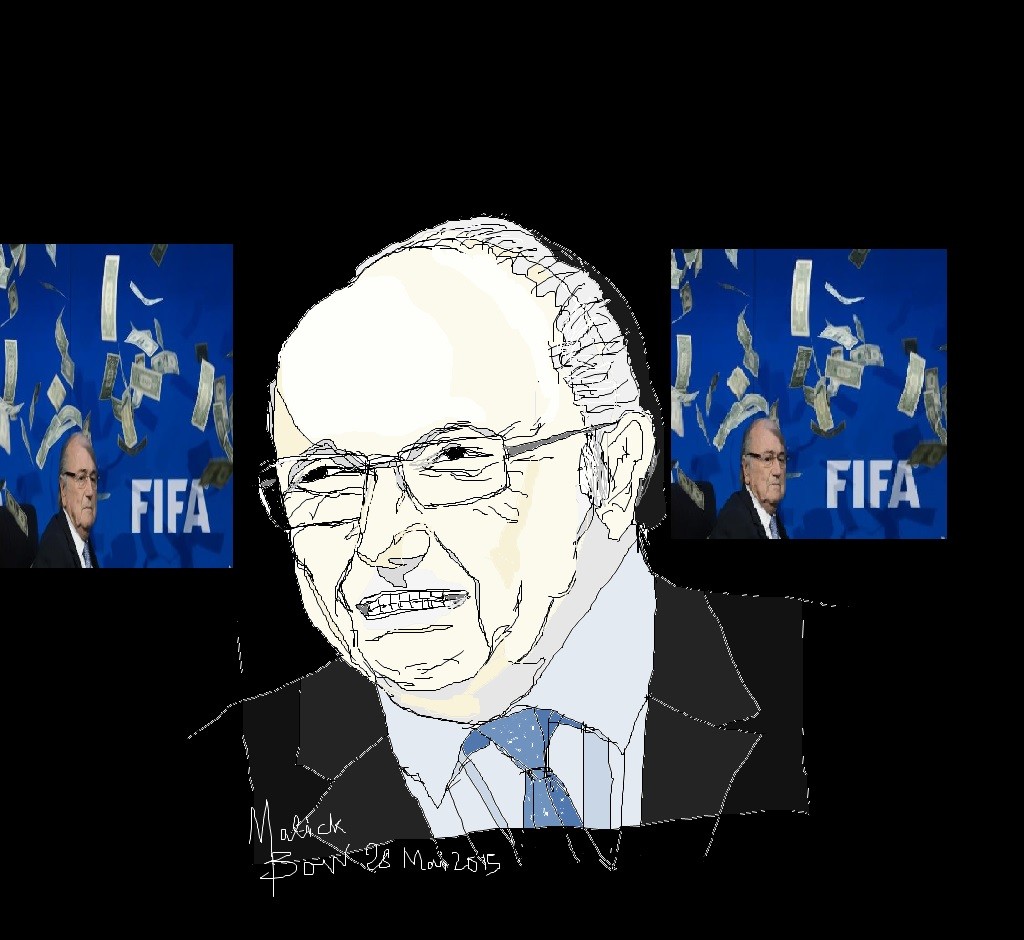 Sepp Blatter dollar© Malick MBOW