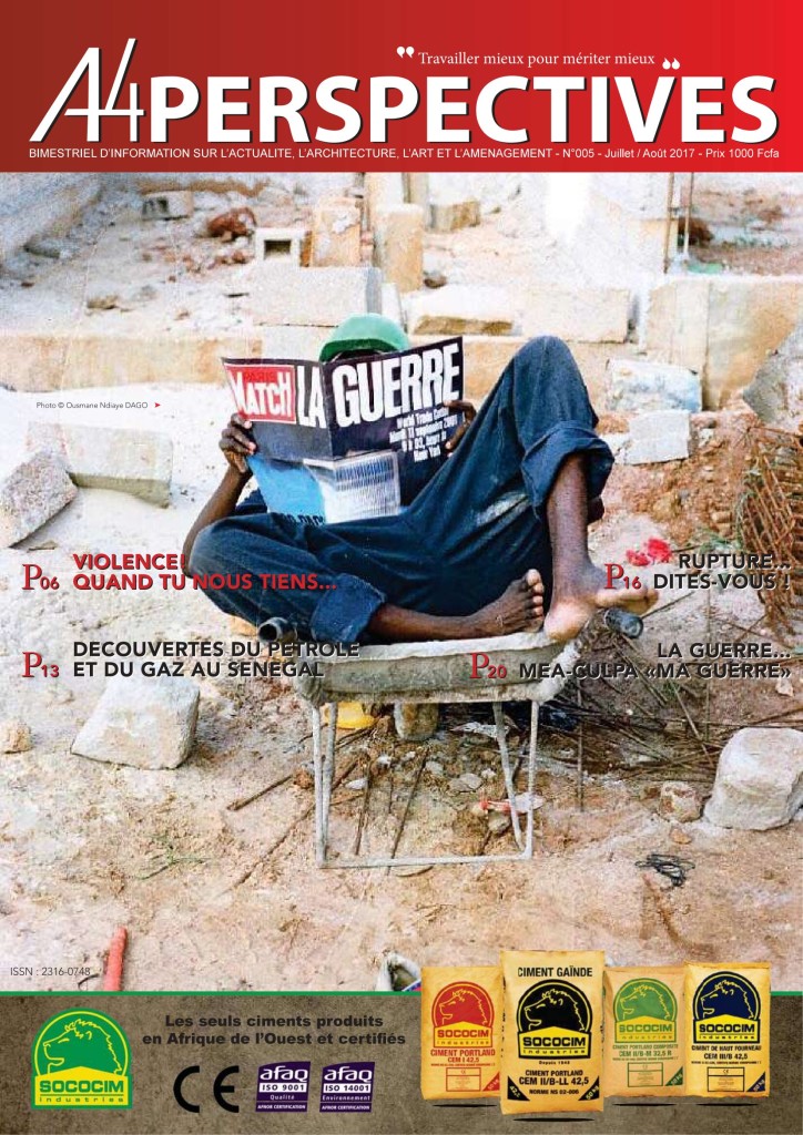 La-page-de-garde-a4perspectives-la-guerre© Malick MBOW